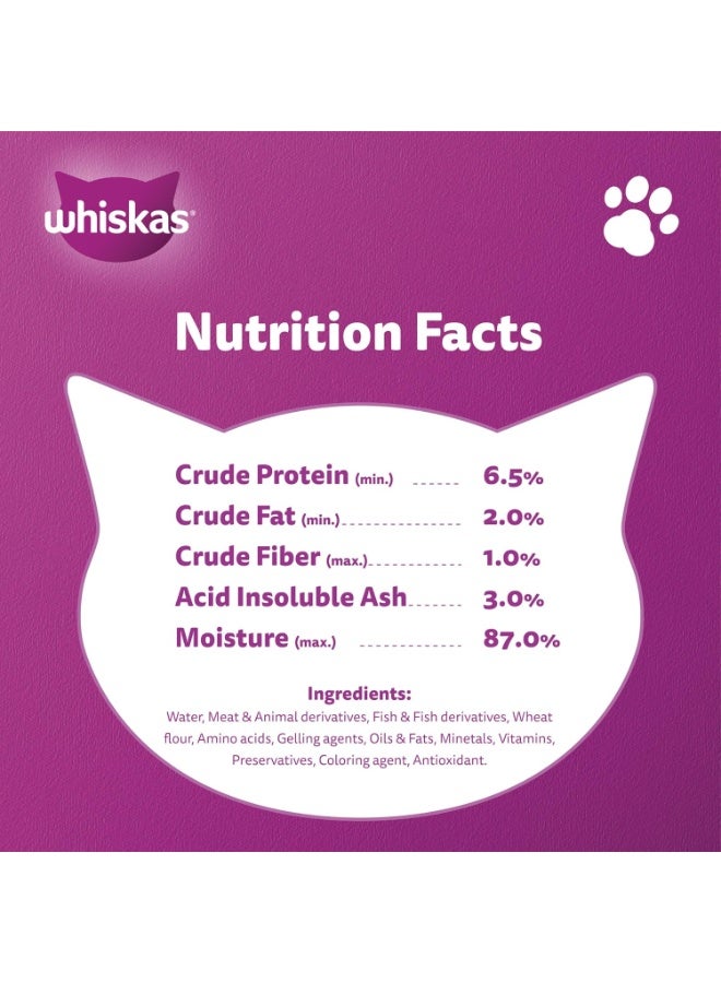 Whiskas Junior Tuna Flavour in Jelly Wet Kitten Food 80g x 24 Pouches Complete Nutrition for 2–12 Month Kittens - Image 4