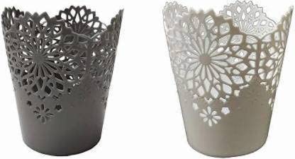 Bekner Makeup Brushes Pen Pencil Organizer Cup Holder Set of 2 Storage Basket Pack of 2 - Image 1