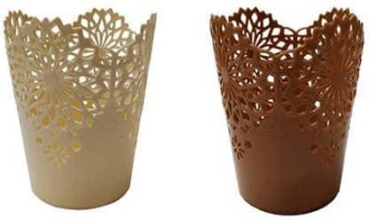 Bekner Makeup Brushes Pen Pencil Organizer Cup Holder Set of 2 Storage Basket Pack of 2 - Image 3