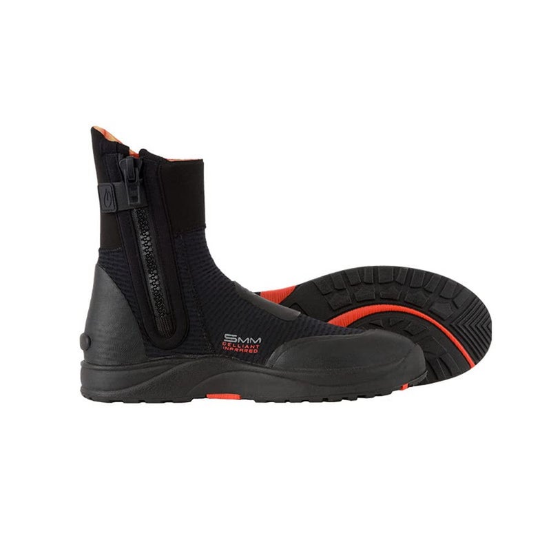 BARE 5MM Ultrawarmth Boot | Neoprene | Made with Unique Omnired Inner Fabric | Great for Diving & Snorkeling in Cooler Water| Easy to Put on with Zipper and Wide Gusset | Comfortable | Unisex | 10 - Image 1