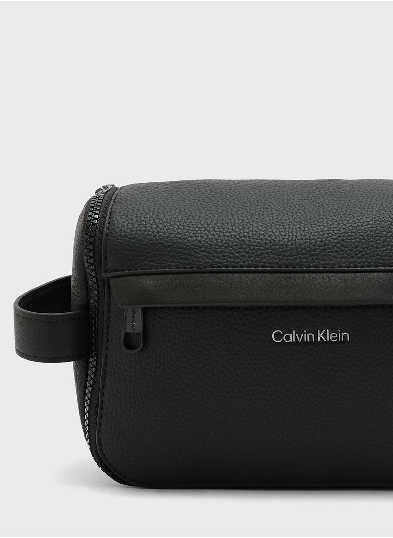 CALVIN KLEIN Logo Washbag  - Image 5