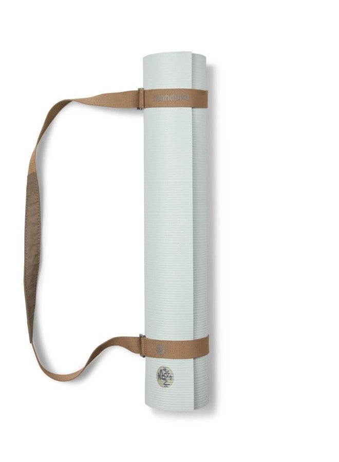 Manduka Yoga Commuter Mat Carrier - Eco-Friendly Cotton, Easy to Carry, Hands-Free, For All Mat Sizes | Lions Mane | 68" x 1.5" - Image 1