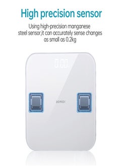 BOMIDI Bomidi W1 Smart Body Weight Scaling LED Digital Scale With High Precision Sensor Weight Scaling Triple A Battery - White  - Image 4