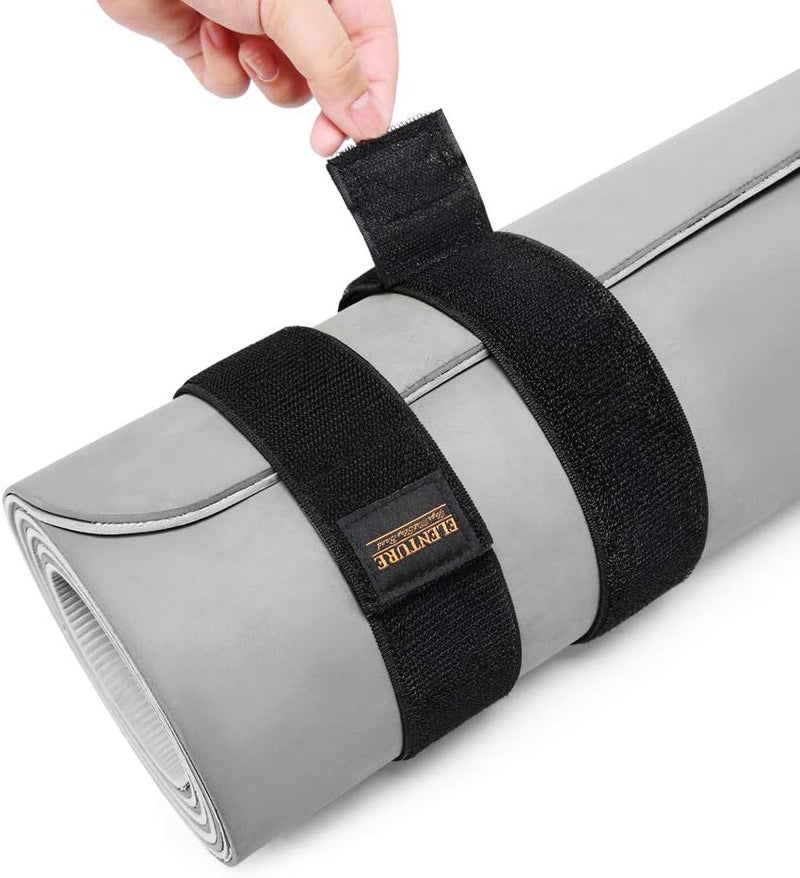 ELENTURE Adjustable Heavy-Duty Yoga Mat Strap - Elastic Bungee Wrap Organizer for Workout, Exercise, and Pilates Mat Storage - Image 5