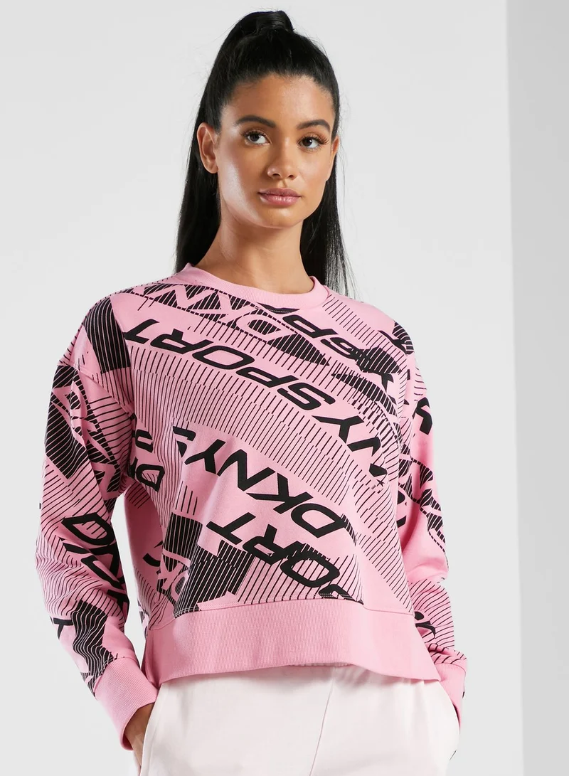 DKNY Logo Printed Sweatshirt