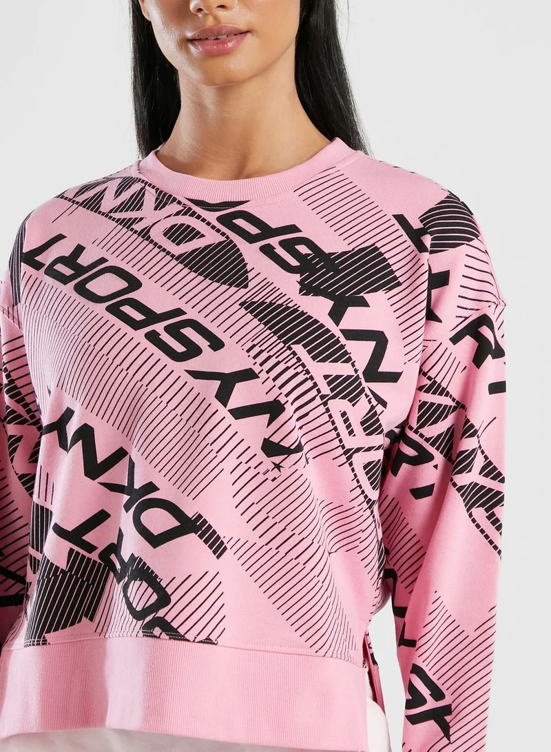 DKNY Logo Printed Sweatshirt