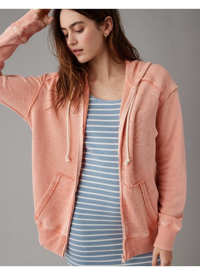 American Eagle Zip Through Hoodie  - Image 5