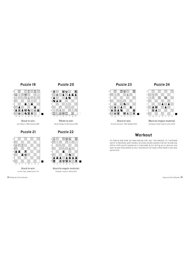 null - Beginner Chess Puzzles: 500 Practice Exercises to Take Your Game to the Ne - Image 1