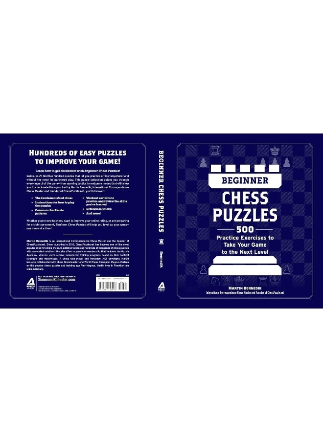 null - Beginner Chess Puzzles: 500 Practice Exercises to Take Your Game to the Ne - Image 1