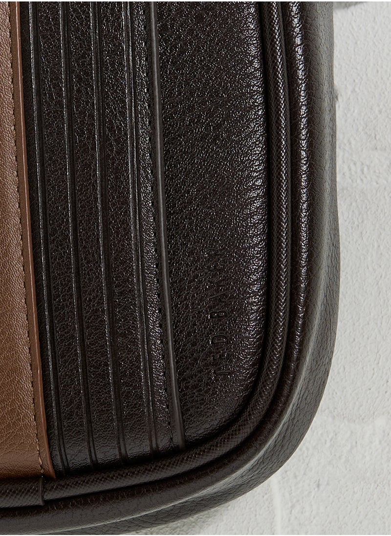 Ted Baker Evver Striped Pu Flight Bag  - Image 3
