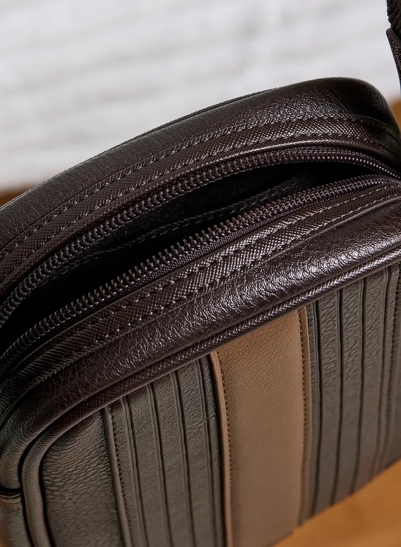 Ted Baker Evver Striped Pu Flight Bag