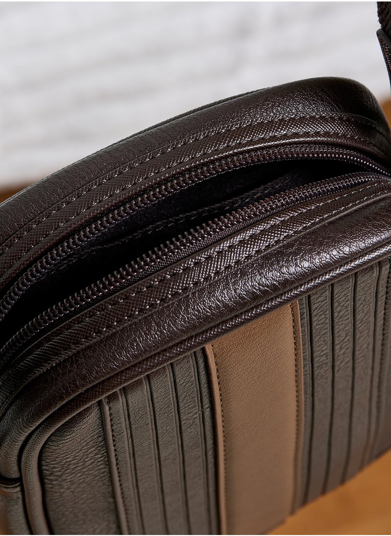 Ted Baker Evver Striped Pu Flight Bag  - Image 4