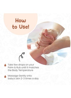 Mother Sparsh Nourishing Baby Massage Oil -100Ml | With Almond & Avocado Oil | Non Sticky & Moisturizing Baby Oil For New Born  - Image 5