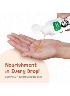 Mother Sparsh Nourishing Baby Massage Oil -100Ml | With Almond & Avocado Oil | Non Sticky & Moisturizing Baby Oil For New Born  - Image 2