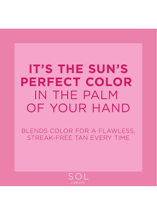 Jergens Jergens SOL Self Tanner Applicator Mitt, Flawless, Streak-free Tanning Blender Glove, Sunless Tanning, Reusable Tanning Mitt Protects Hands, All Skin Tone  - Image 4