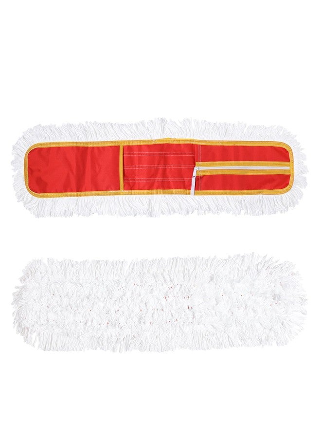 CLEANHOME وسادات ممسحة ميكروفايبر 2 قطع تناسب تمامًا ممسحة الغبار الصناعية CLEANHOME 36" : B08R3F1ZZM, أحمر - Image 1