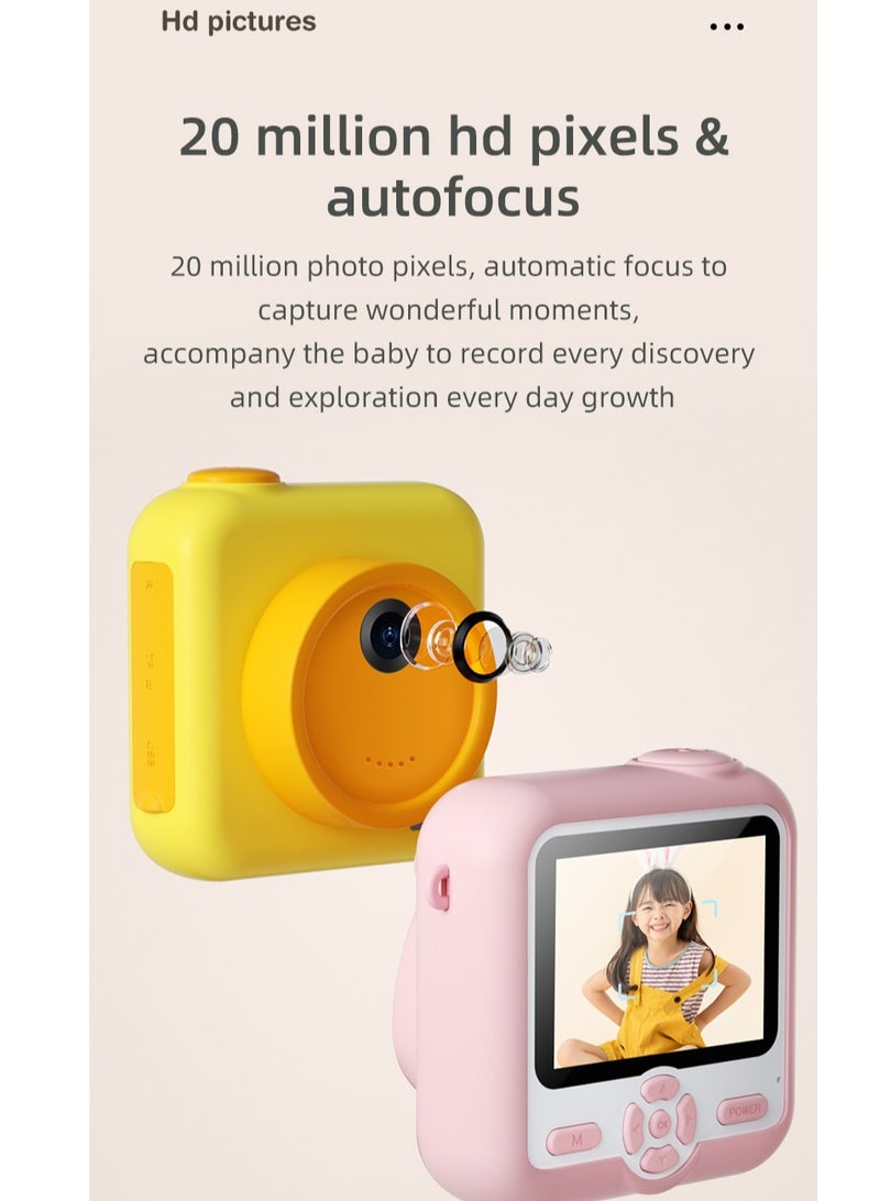 GULFLINK Kids Camera For Girls And Boys Yellow - Image 4