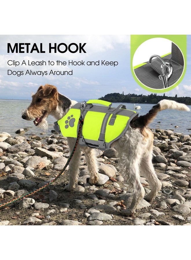 Queenmore Dog Life Jacket Medium, Dog Life Vest for Swimming, Dog Life Vest for Medium Dogs, Floating Dog Vests for Boating Kayaking, Pet Life Jackets for Dogs with Safety Handle Hook, Puppy Swim Vest - Image 5