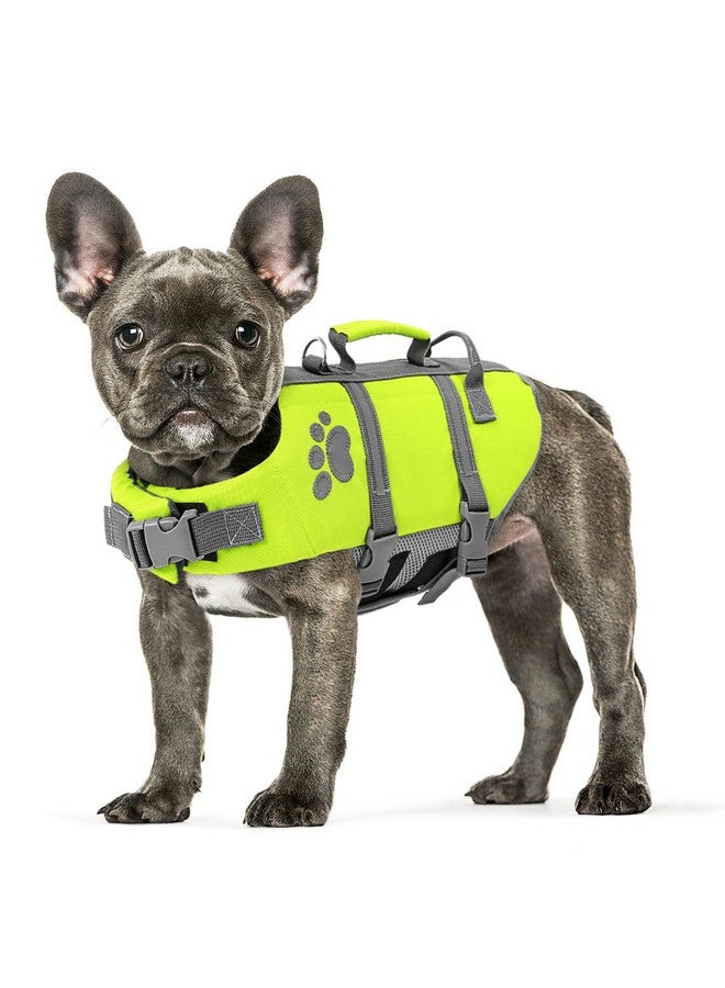 Queenmore Dog Life Jacket Medium, Dog Life Vest for Swimming, Dog Life Vest for Medium Dogs, Floating Dog Vests for Boating Kayaking, Pet Life Jackets for Dogs with Safety Handle Hook, Puppy Swim Vest - Image 1