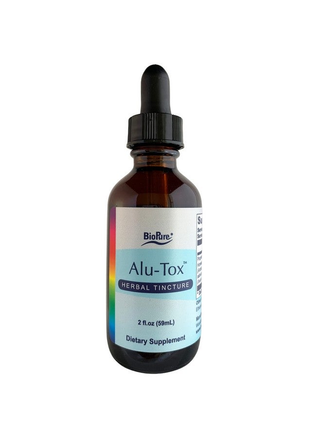 BioPure Alu-Tox Herbal Tincture - Bioavailable, Silica-Rich Botanical Blend to Support Balanced Immune Response & Detox and Promote Healthy Kidney, Lung, Liver, & Neurological Function - 2 fl oz - Image 1