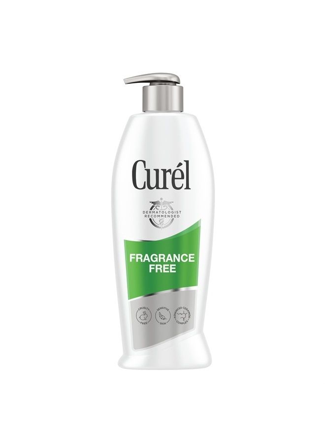 Curel Curél Fragrance Free Comforting Body Lotion, Body and Hand Moisturizer for Dry, Sensitive Skin, 13 Ounce, with Advanced Ceramide Complex, Repairs Moisture Barrier - Image 1