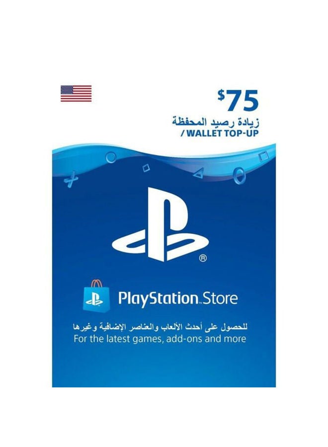 Playstation US 75 USD Gift Card