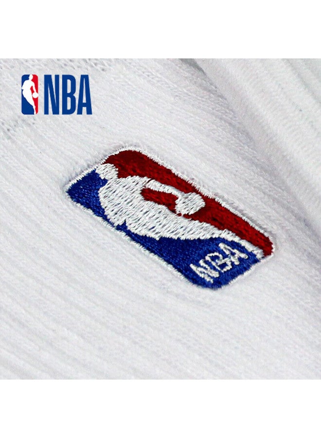 NBA جوارب كرة السلة NBA للرجال - جوارب رياضية طويلة مع قاعدة منشفة سميكة، جوارب رياضية مضادة للانزلاق بحجم كبير، 2 زوج - Image 4