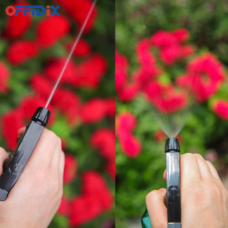 OFFIDIX Glass Spray Bottle, Pressure Watering Can, Indoor Plant Mister, Adjustable Nozzle, 0.4L/13.5oz Handheld Spray Bottle for Garden Plants Cleaning Solutions (Amaranth) - Image 3