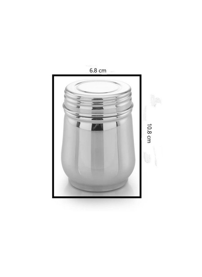 Expresso - Expresso Stainless Steel Small/Mini Box Dabba/Container/Storage Box/Jar, Screw Lock System, Set of 3 (350 Ml) - Image 1