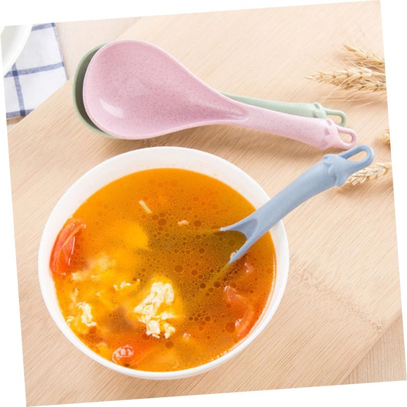 مجموعة ملاعق الحساء ذات المقابض الطويلة من 4 قطع، أدوات تقديم طعام مبتكرة للمطبخ المنزلي - Image 5