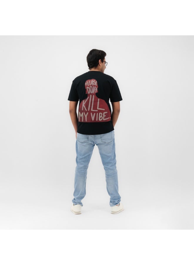 Tolou Graphic Statement Black T-Shirt - Image 5