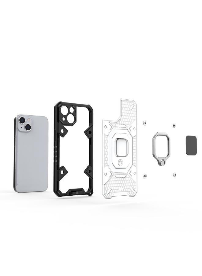 اس-توب جراب لهاتف iPhone 13 Space PC+TPU حامل حلقي واقٍ - Image 3