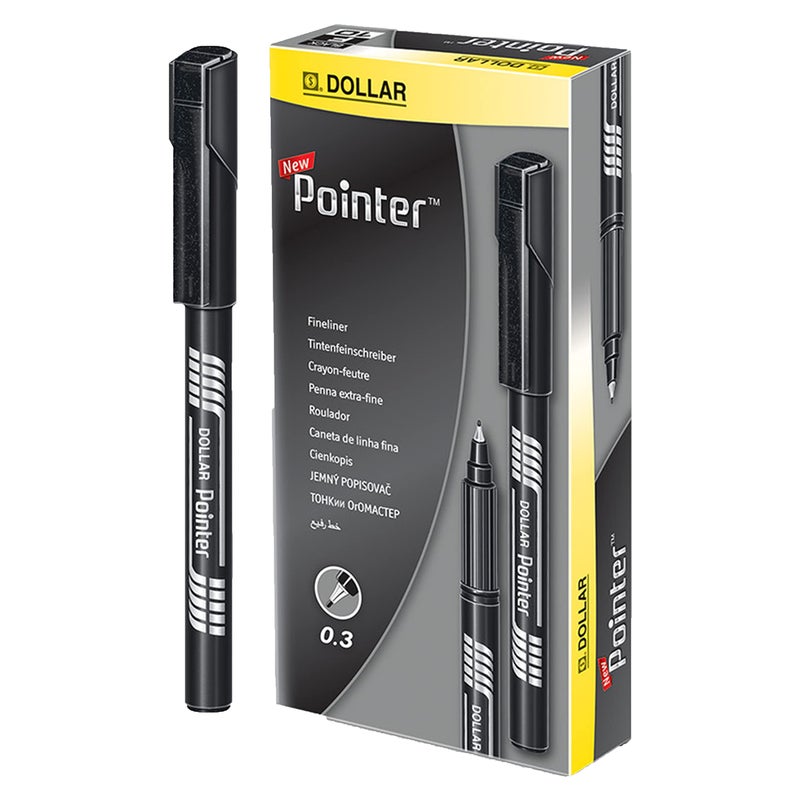 Set of Dollar Pointer 0.3mm_ 2 Packs Blue & Black 20Pcs - Image 4