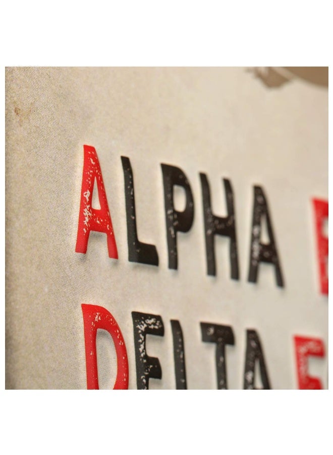 Open Road Brands Pilot Code Phonetic Alphabet Embossed Metal Sign - Image 4