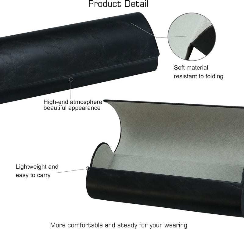 VisionGlobal Hard Shell Eyeglass Case for Eyeglasses and Sunglasses for Men/Women and Kids - Image 2