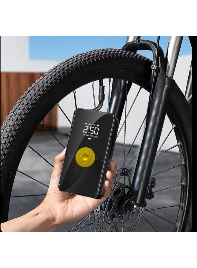 Generic Electric Air Pump – 150 PSI High-Pressure Portable Air Inflator for Car, Bike, RV, Air Mattress, Sports Balls & Balloons – Digital Tire Pump for Men’s Travel & Emergency Essentials  - Image 3