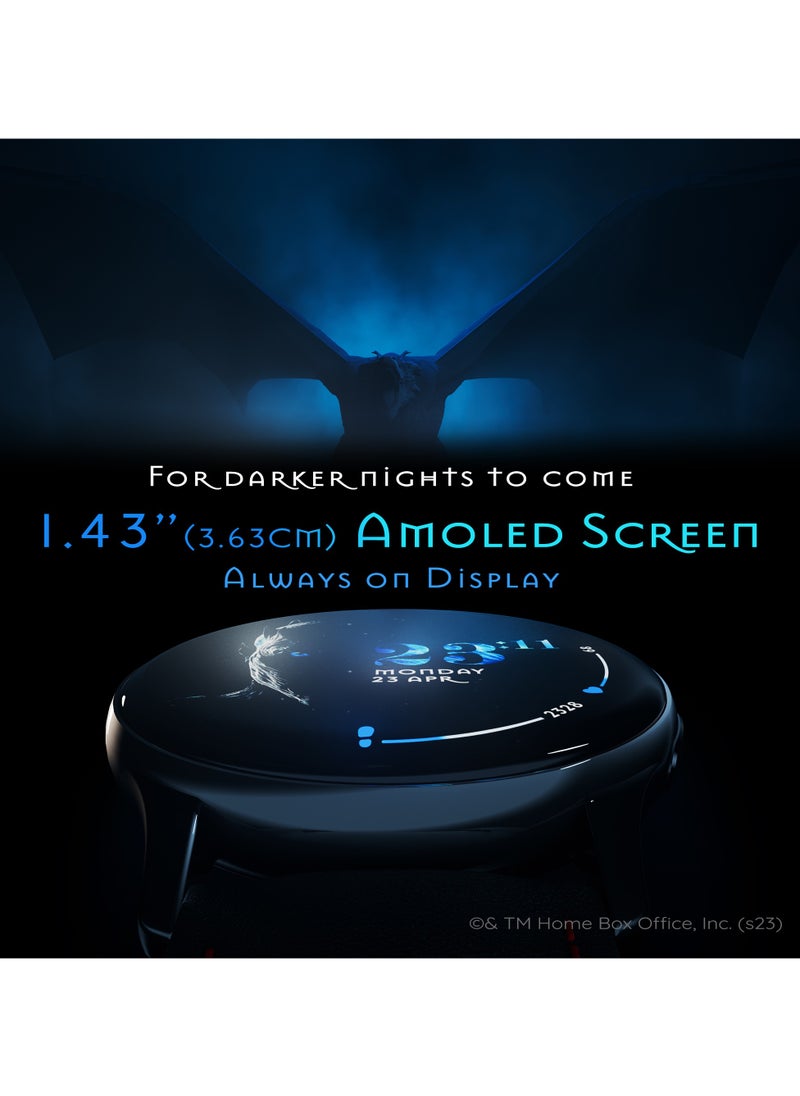 Pebble GOT 1.43" Amoled Brightest 700 NITS HD Display, Always on, Responsive watch faces, BT Calling, Smartwatch  - Image 3