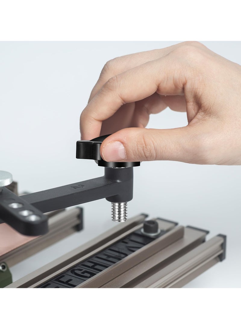 GNAFOTU 20 Pcs Star Clamping Knobs,M6 x 20 mm Star Handle Screws Knobs,Clamping Handle Screw Knobs Handle Star KnobMale Thread - Image 5