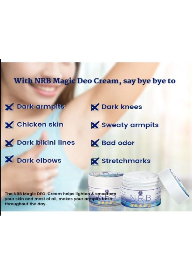 NRB Magic Underarm Whitening DeoCream 40 grams  - Image 2