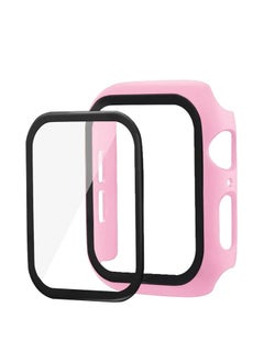 Generic Band with Case Compatible with Apple Watch 44mm, Silicone Sport Wristband Replacement, Strap With Cover Built-in Glass Screen Protector for iWatch Series 6 5 4 SE SE 2  - Image 3