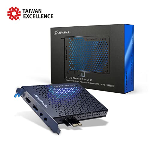 AVerMedia Live Gamer HD 2-PCIe Internal Game Capture Card, Record and Stream in 1080p 60 with Multi-Card Support, Low-Latency Pass-Through on Xbox series x/s, PS5, Nintendo Switch, Windows 10 (GC570) - Image 2