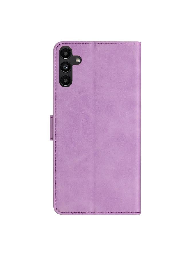 S-TOP Case For Samsung Galaxy A54 Seven Butterflies Embossed Leather Phone Case - Image 3