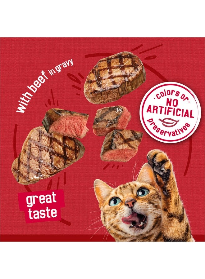 فريسكس بورينا فريسكيز برايم فيليه لحم بقري في مرق طعام القطط الرطب - عبوة من ٢٤ علبة، ٥.٥ أونصة - Image 5