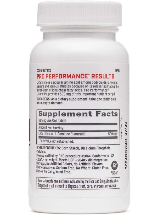GNC PRO PERFORMANCE L-CARNITINE 500 - Image 2
