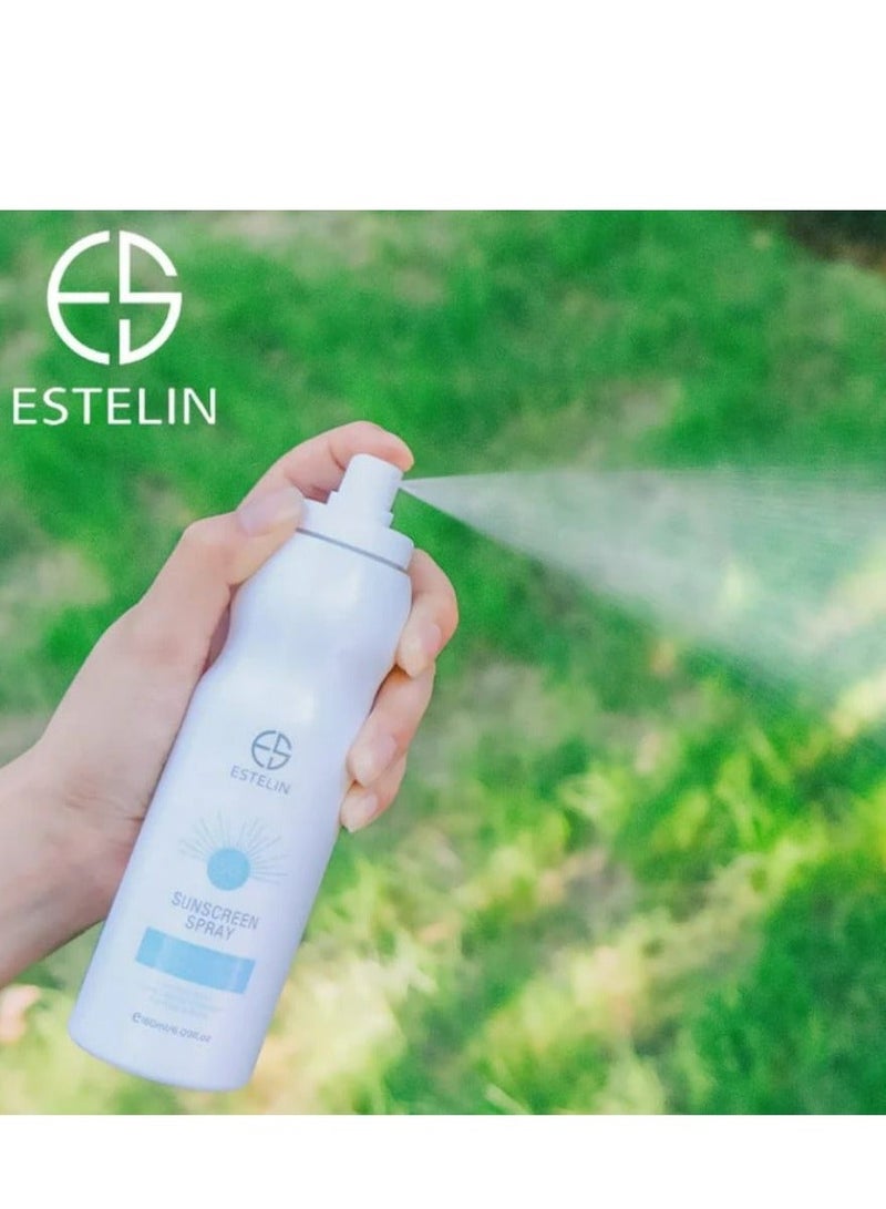 Estelin Ultra Light Hydrates & Whitening Sunscreen Spray SPF50 PA+++ - 180ml - Image 2