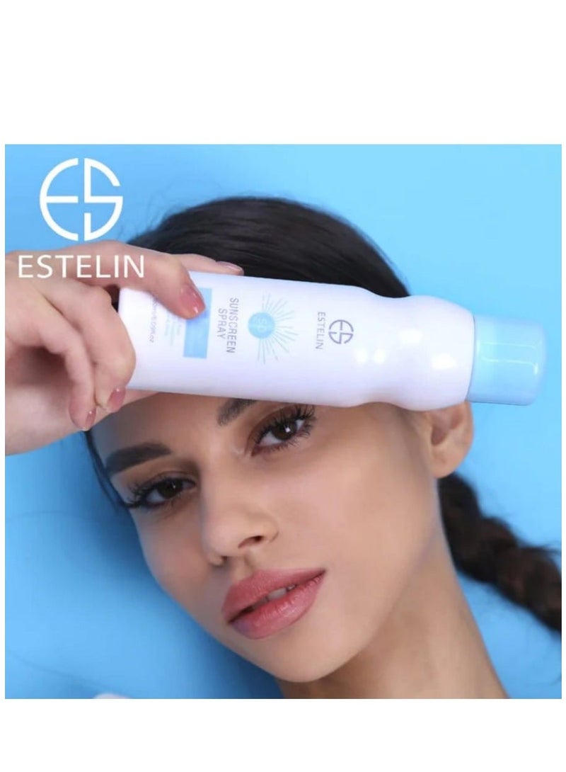 Estelin Ultra Light Hydrates & Whitening Sunscreen Spray SPF50 PA+++ - 180ml - Image 5