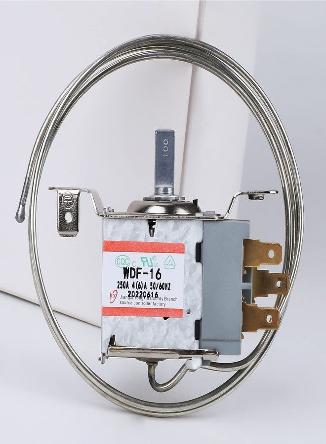 HouseUp Mini Fridge Thermostat, 3 Pin WDF-16 Universal Freezer Refrigerator Thermostat Controller Compatible with WDF-18, WDF-20(250V replaceable 110V 4(6) A 50/60Hz,Obtained three quality certifications - Image 3