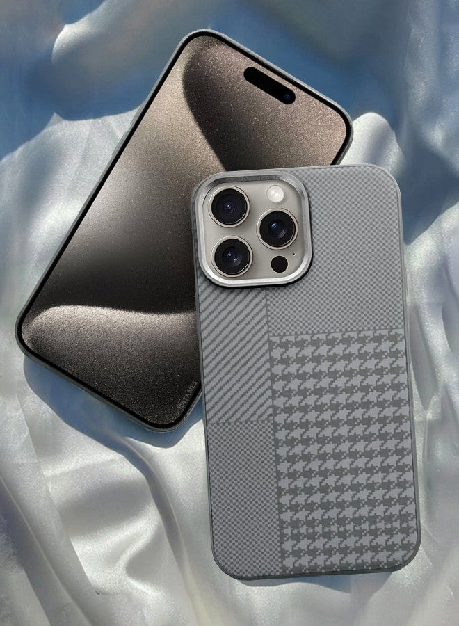 CATANES [for iPhone 15 Pro Max] Case Cover 2024 New Pattern Aramid Carbon Fiber Phone Case Slim & Light Design - Image 1