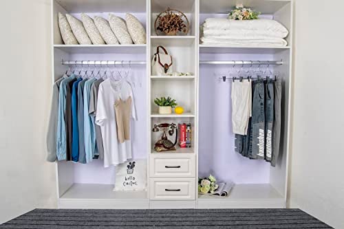Quality Hangers Quality Acrylic Clear Hangers, Made of Clear Acrylic for a Luxurious Look and Feel with Swivel Hook (Clear - Shirt, 5) - Image 2