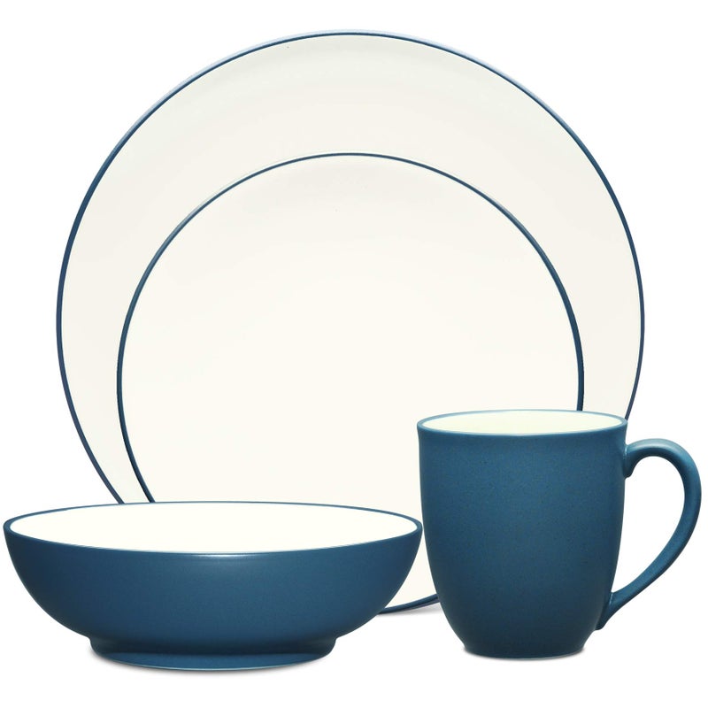 Noritake Colorwave Blue 4Piece Coupe Place Setting Service for 1